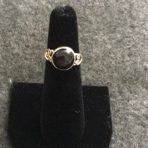 Onyx Ring set in 925
